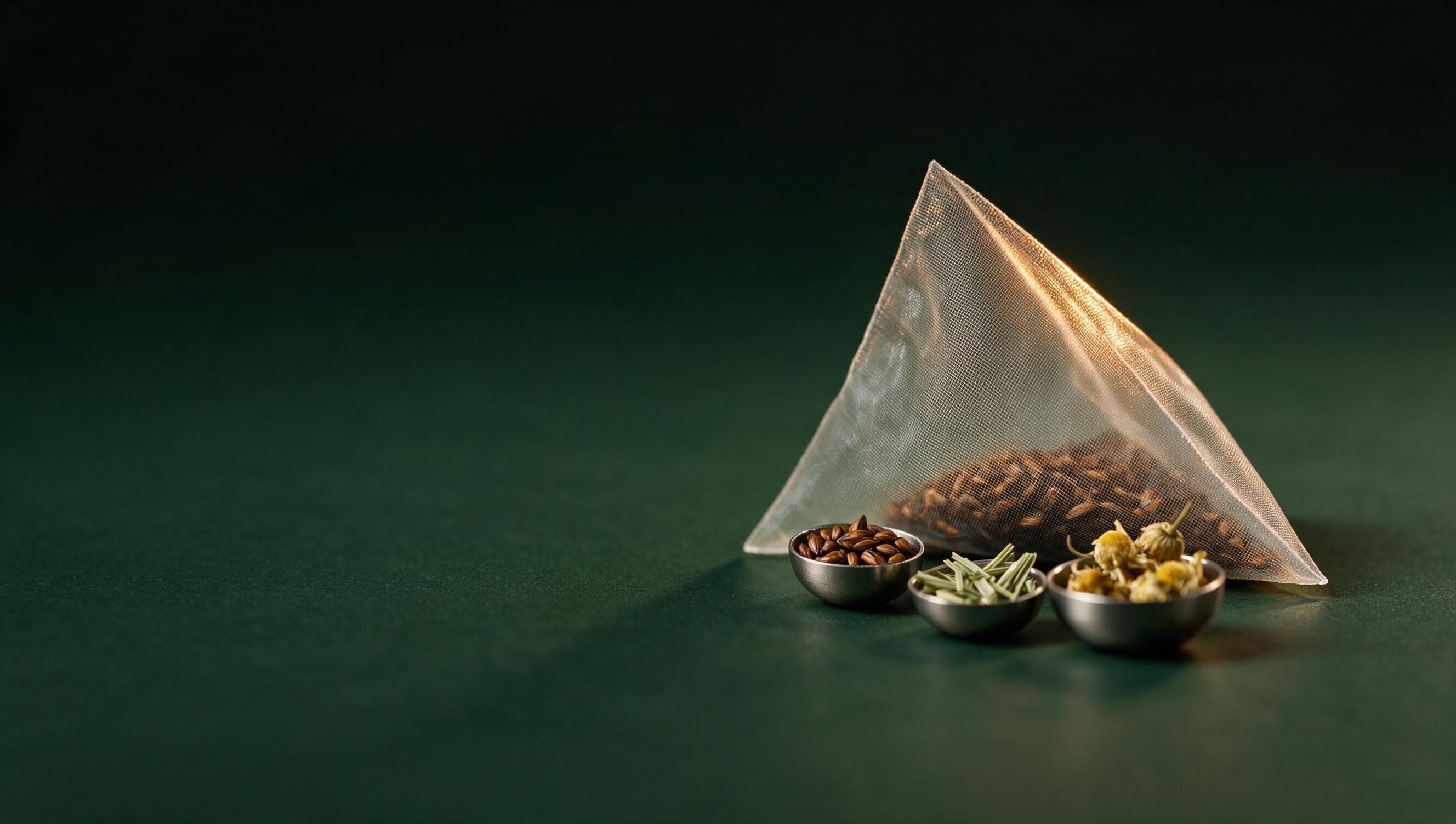 Pyramid tea bag